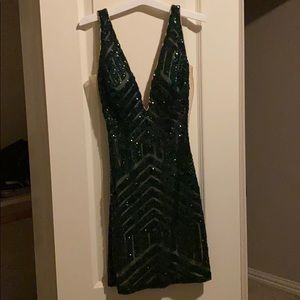 Jovani emerald green dress